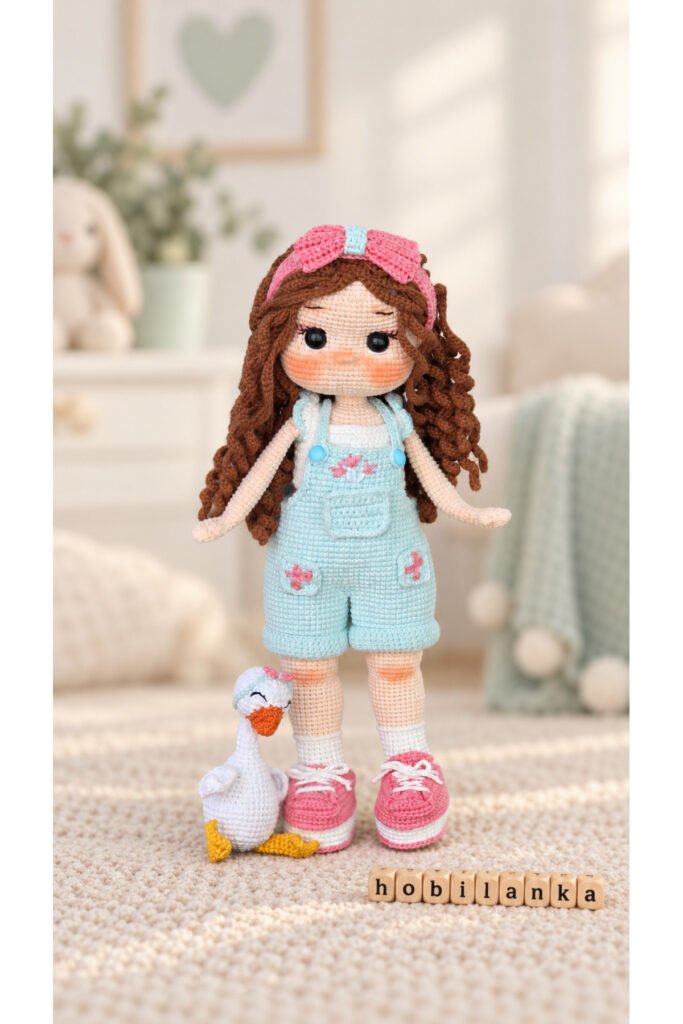 Masal Kızı El Yapımı Amigurumi Bebek