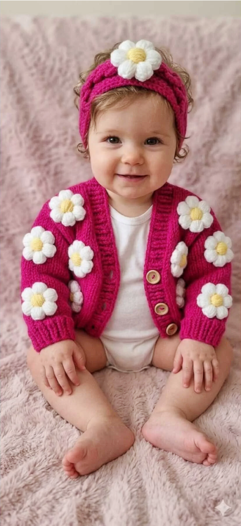 el örgüsü bebek hırka