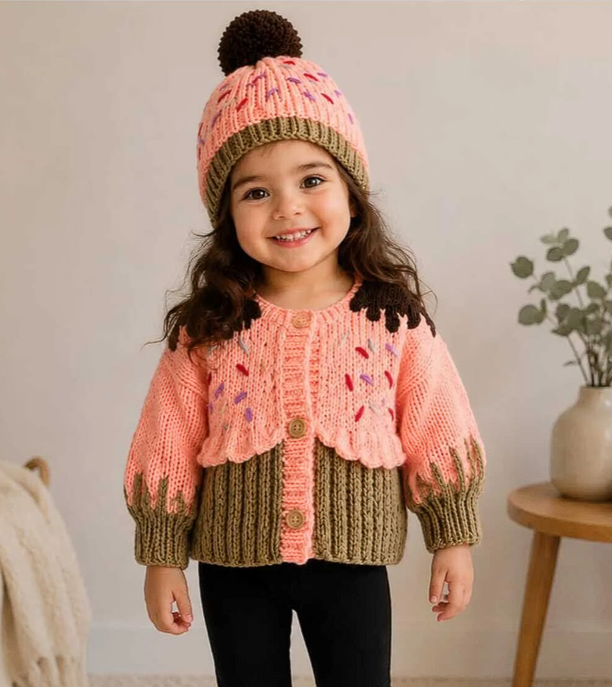 el örgüsü bebek hırka