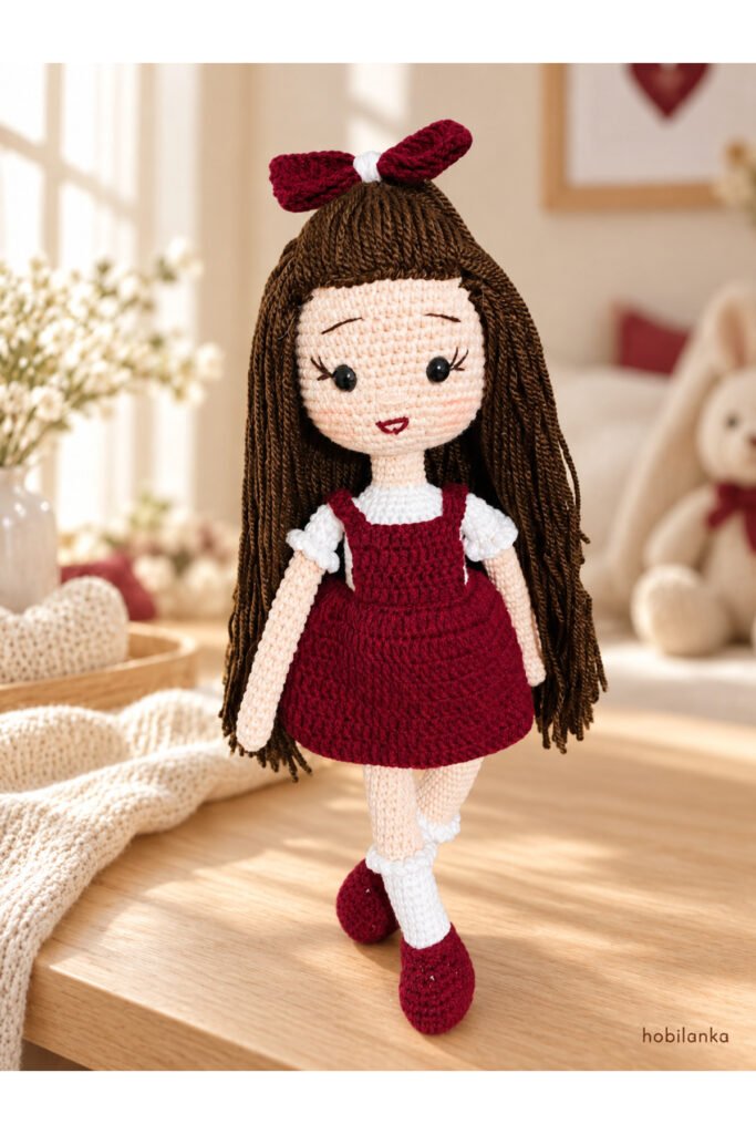 30 cm El Örgüsü Amigurumi Bebek | Annelerin El Emeği