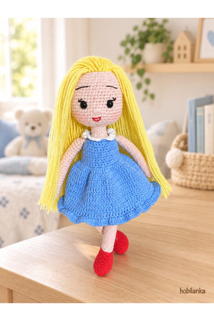 30 cm El Örgüsü Amigurumi Bebek | Annelerin El Emeği