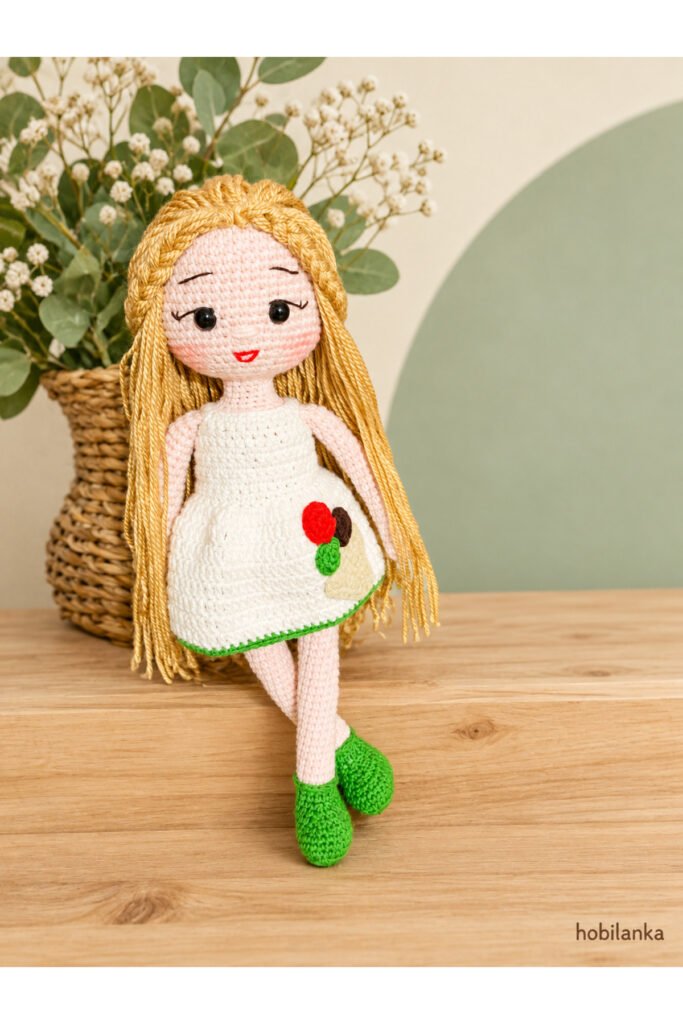 30 cm El Örgüsü Amigurumi Bebek | Annelerin El Emeği